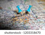 A map of the Twin Cities marked with a push pin.