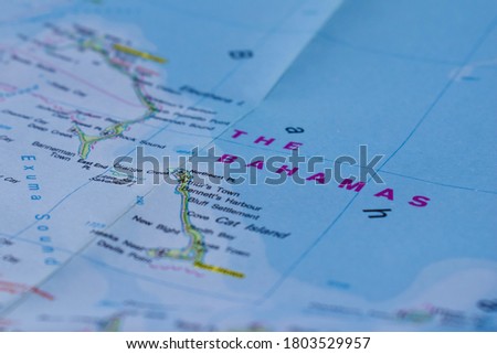 Map View of the Bahamas