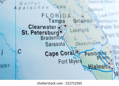 Map View Of Cape Coral