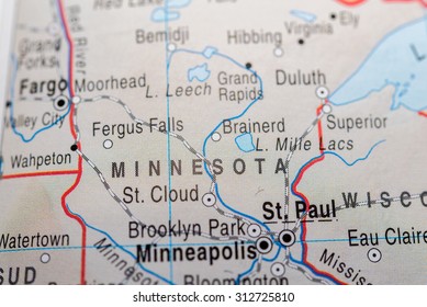 Map View Of Minnesota State