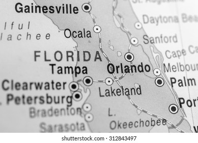 Map View Of Orlando