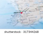 Map view of Perth, Australia
