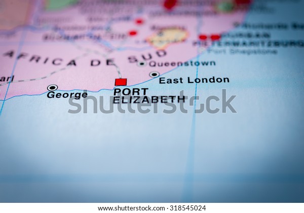 Map View Port Elizabeth South Africa Stock Photo Edit Now 318545024