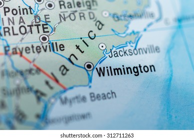 Map view of Wilmington