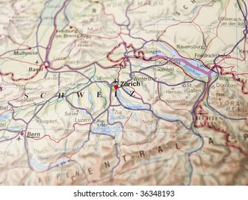 Map Of Zurich