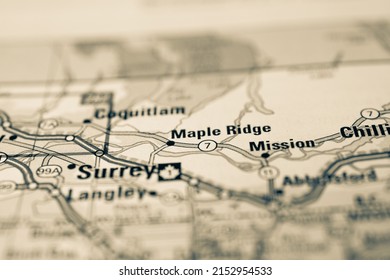 Maple Ridge On The Map Background