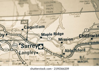 Maple Ridge On The Map Background