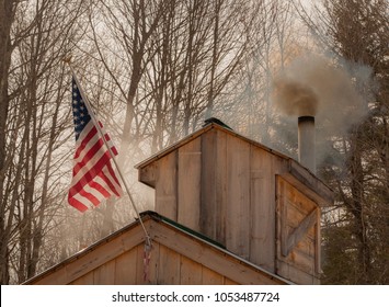 Maple Sugar House In Maine