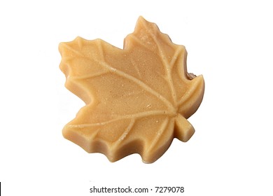 Maple Sugar In Shape Of Maple Leaf