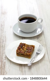 Maple Syrup Butter Tart Squares With Pecan & Walnut, Homemade Canadian Sweet