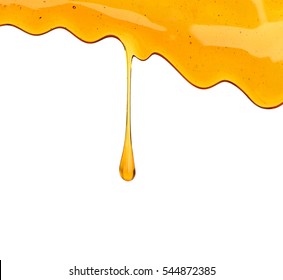 maple syrup isolated on white background