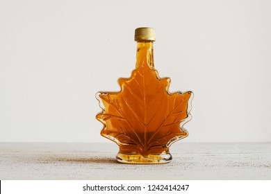 Maple Syrup In Leaf Bottle