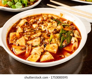 Mapo Tofu (麻婆豆腐)chinese  tradition dish ma po tofu  