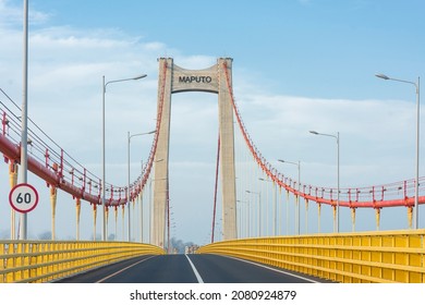 Maputo Katembe Bridge In Capital City Of Mozambique, Africa