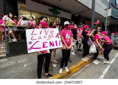 Mar 20, 2022 People Participating In The Presidential Campaign. Pasig City, Metro Manila, Philippines