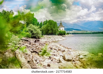 Liptovská Mara Is A Water Reservoir In The Liptov Region Below The Tatras In Slovakia