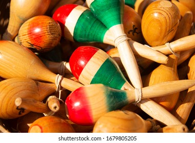 Maracas Sometimes Called Rumba Shaker, Chac-chac Are A Traditional Musical Instrument Or Rattle Used In Latin America And Mexico
