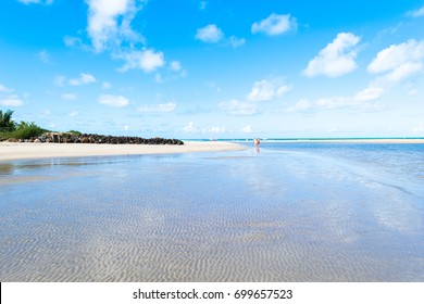 Maragogi Beach At Low Tide