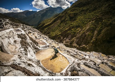 Maras Salt Mines, Sacred Valley, Cusco, Peru