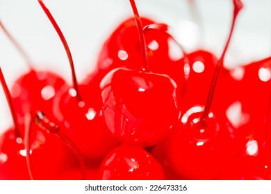 Maraschino Cherries In Bowl 