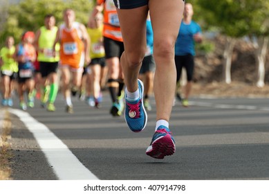 Marathon Runners Race