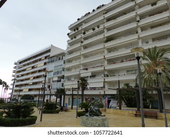 Marbella, Spain - March 2018: Building In Marbella