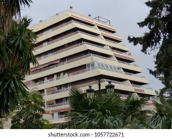 Marbella, Spain - March 2018: Building In Marbella