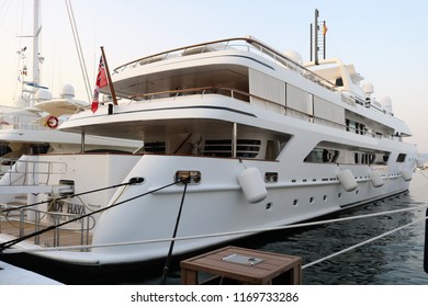 Marbella, Spain:3 August 2018:Lady Haya Yacht In Puerto Banus, Of The Saudi Royal Family