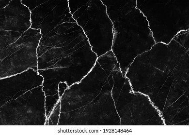 Marble Black White Vein Seamless Abstract Nature Background	