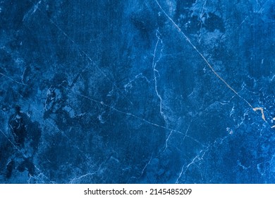 Marble Blue Floor Tile Texture Background Abstract Kitchen Pattern Bathroom Navy Design Grunge Ceramic Surface.