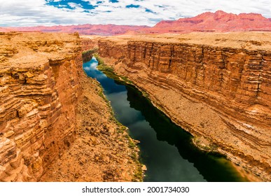 Marble Canyon and The Vermillion Cliffs From The Historic Navajo Bridge, Marble Falls, Arizona, USA - Powered by Shutterstock