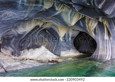 Marble caves, Chile