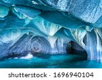 The Marble Caves (Spanish: Cuevas de Marmol ) are a series of naturally sculpted caves in the General Carrera Lake on the border of Chile and Argentina, Patagonia, South America.