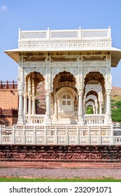 Marble Cenotaphs Of Marwar Kings, Jaswant Thada, Jodhpur, Rajasthan, India