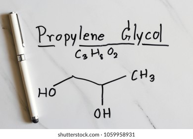 Marble With The Chemical Formula Of Propylene Glycol