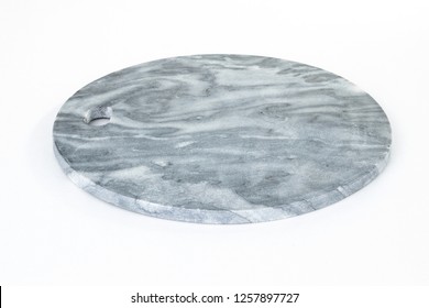 Marble Cutting Board Isolated On White Background