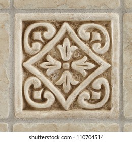 marble decorated background tiles travertine, mosaic