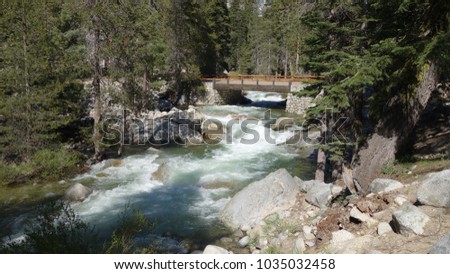Marble Fork of the Kaweah River in Sequoia National Park (CA, USA)