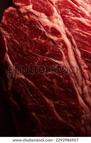 Marble meat steak texture close up background