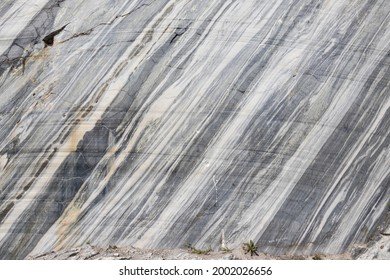 Marble mining in the Karelian quarries of Ruskeala