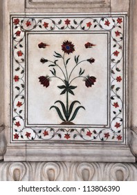 Marble Panel With Inlay, Red Fort, Delhi