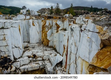 Marble quarry in the village of Buguldeika near Lake Baikal