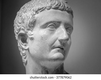 Marble Sculpture Of The Emperor Tiberius