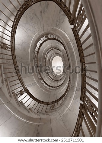 Similar – Image, Stock Photo spiral staircase