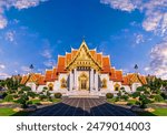 Marble Temple of Bangkok, Thailand, Wat Benchamabophit, Bangkok, Amazing Thailand Tourist attractions in Marble Temple