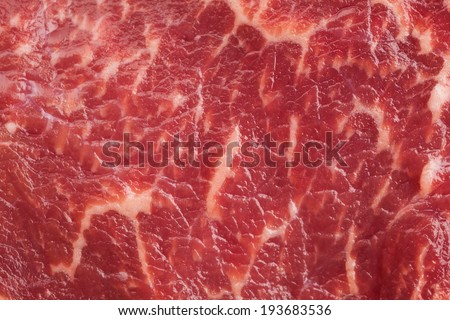 marbled meat texture