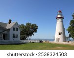 Marblehead Light (1821), Marblehead Peninsula, Lake Erie, Ohio, USA