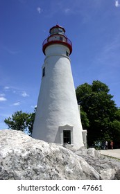 Marblehead Lighthouse In Port Clinton Ohio