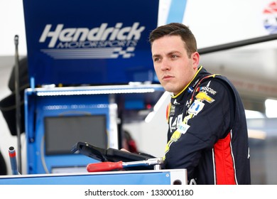 March 01, 2019 - Las Vegas, Nevada, USA: Alex Bowman (88) Gets Ready To Practice For The Pennzoil 400 At Las Vegas Motor Speedway In Las Vegas, Nevada.