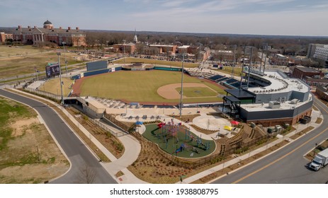 March 05, 2021 - Kannapolis, North Carolina, USA: Atrium Health Ballpark Is A Baseball Stadium In Kannapolis, North Carolina And Is Home For The Kannapolis Cannon Ballers.